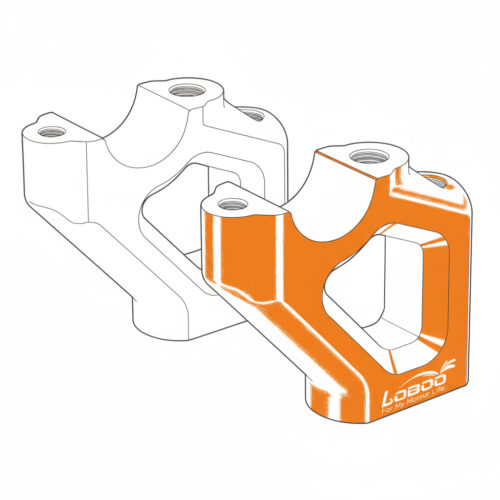 LOBOO Crash Bar boczne oraz osłony chłodnicy do CFMOTO 700MT ADV (2025-) czarne (10.3.01613.001.11)