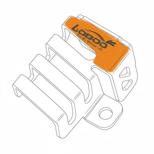 LOBOO Crash Bar boczne oraz osłony chłodnicy do CFMOTO 700MT ADV (2025-) czarne (10.3.01613.001.11)