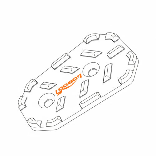 LOBOO Crash Bar boczne oraz osłony chłodnicy do CFMOTO 700MT ADV (2025-) czarne (10.3.01613.001.11)