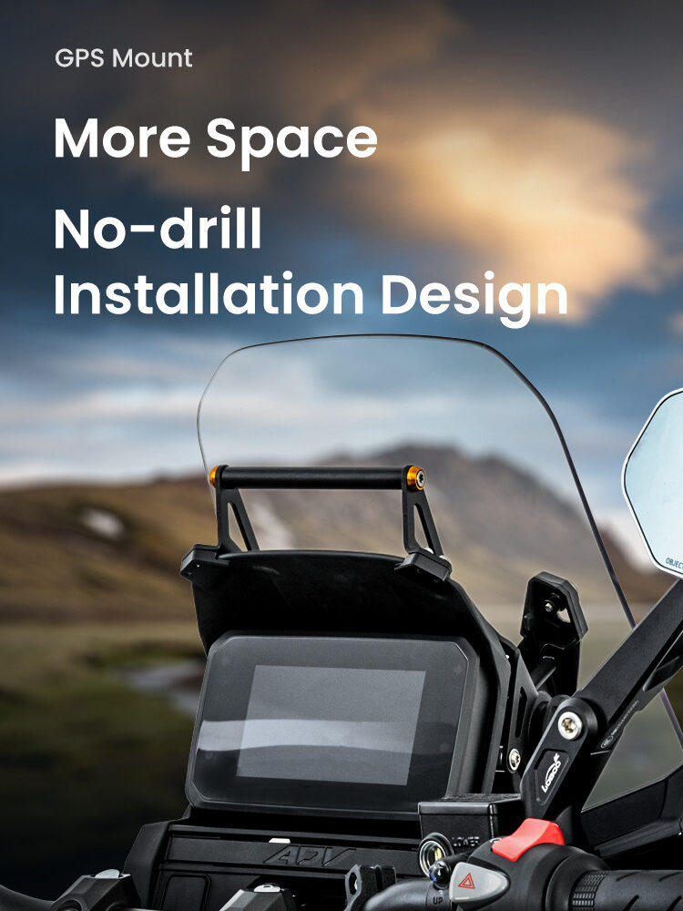 LOBOO Zestaw montażowy GPS do motocykli HONDA FORZA350 (2025-) belka 12mm