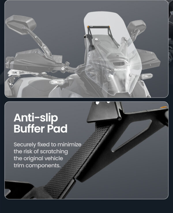 LOBOO Zestaw montażowy GPS do motocykli HONDA FORZA350 (2025-) belka 12mm