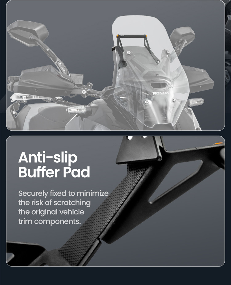 LOBOO Zestaw montażowy GPS do motocykli HONDA FORZA350 (2025-) belka 12mm