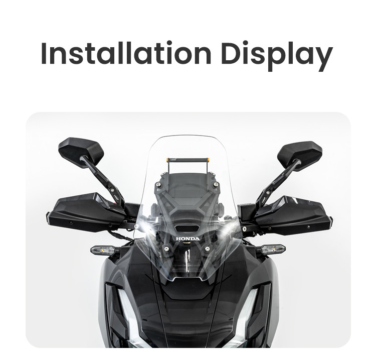 LOBOO Zestaw montażowy GPS do motocykli HONDA FORZA350 (2025-) belka 12mm