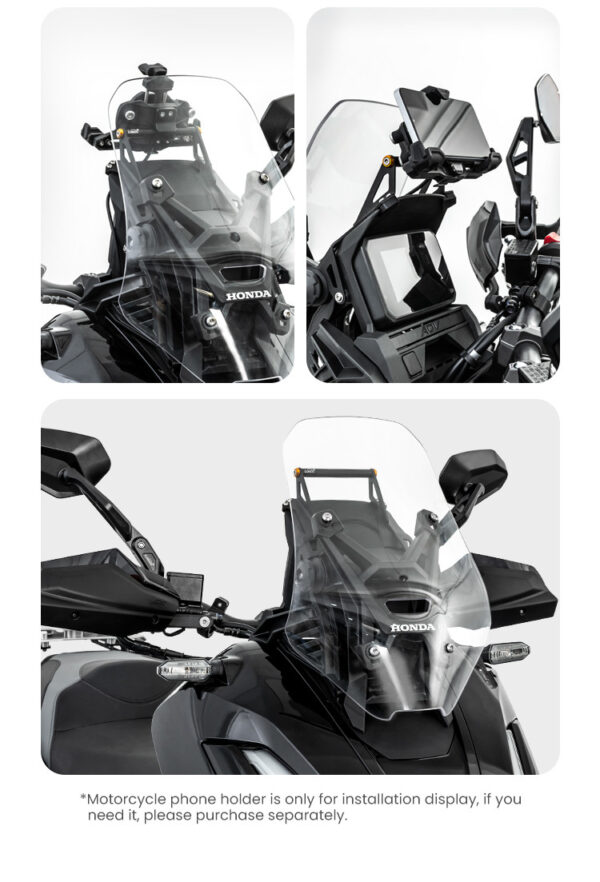 LOBOO Zestaw montażowy GPS do motocykli HONDA FORZA350 (2025-) belka 12mm