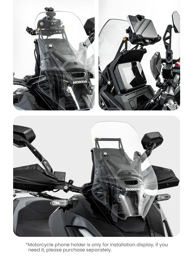 LOBOO Zestaw montażowy GPS do motocykli HONDA FORZA350 (2025-) belka 12mm