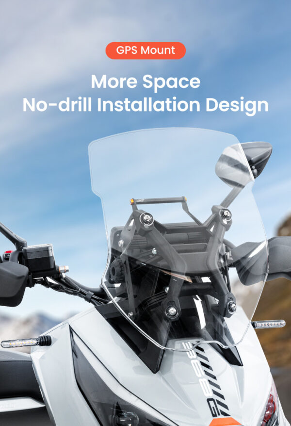 LOBOO Zestaw montażowy GPS do motocykli ZONTES 368G (2025-) belka 12mm