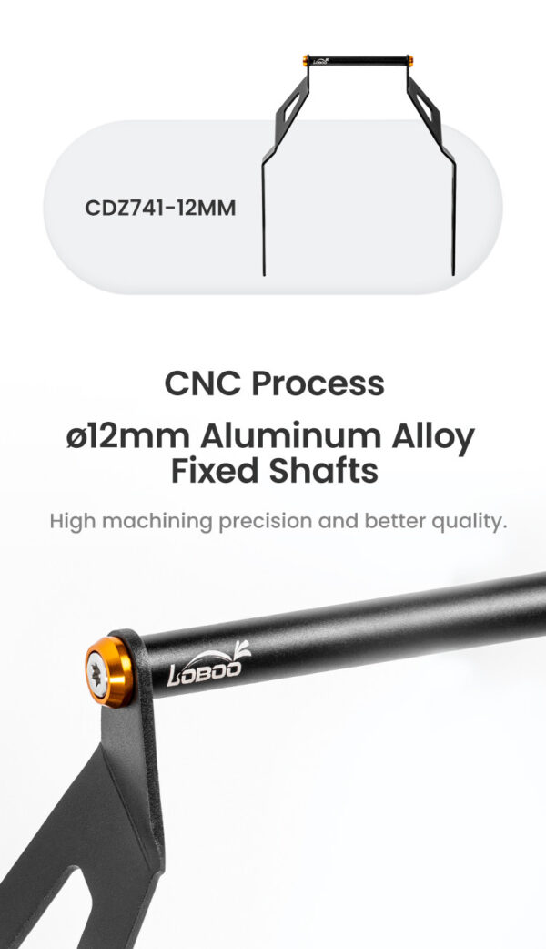 LOBOO Zestaw montażowy GPS do motocykli ZONTES 368G (2025-) belka 12mm