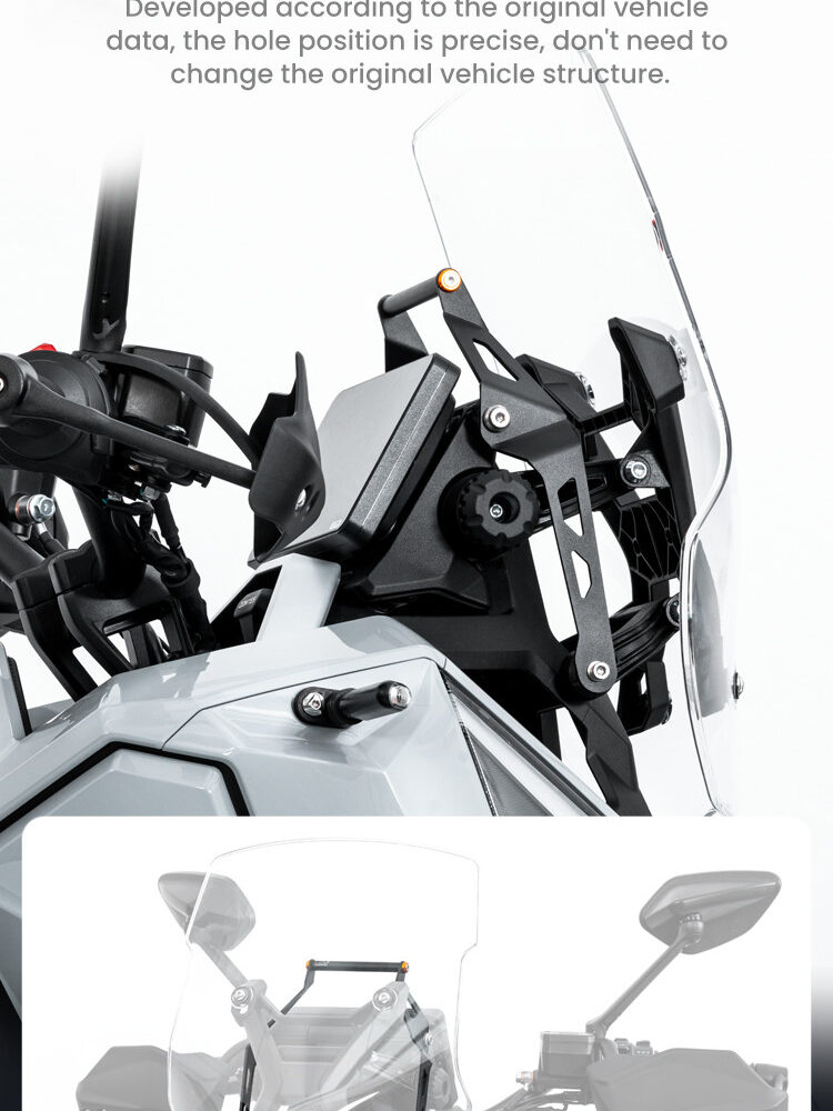 LOBOO Zestaw montażowy GPS do motocykli ZONTES 368G (2025-) belka 12mm