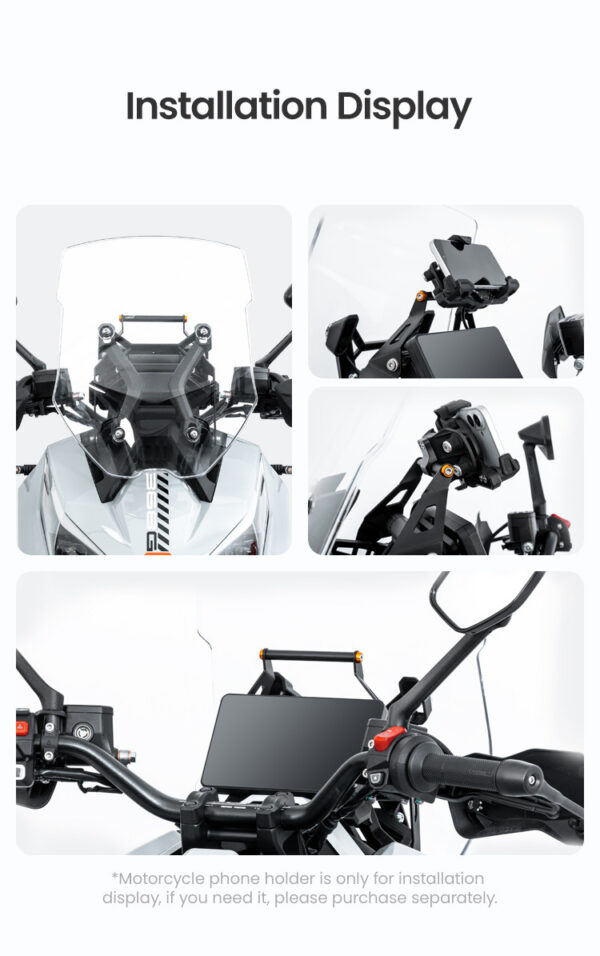 LOBOO Zestaw montażowy GPS do motocykli ZONTES 368G (2025-) belka 12mm