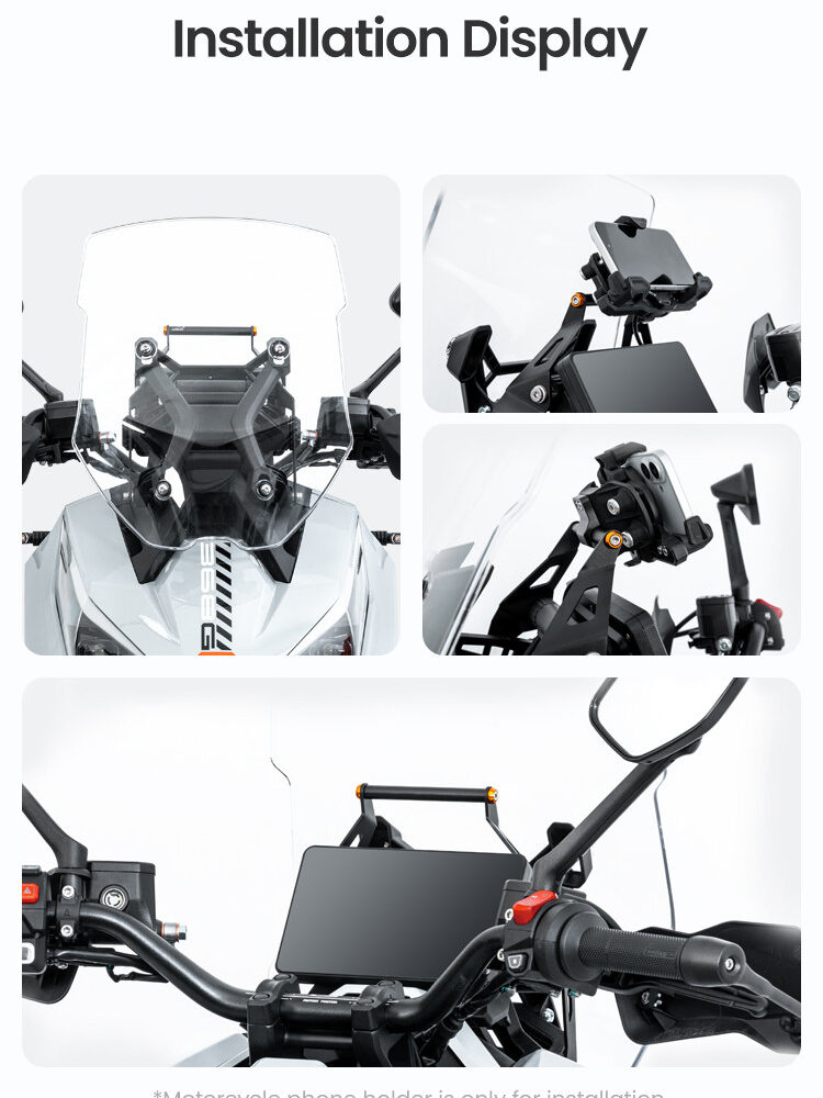 LOBOO Zestaw montażowy GPS do motocykli ZONTES 368G (2025-) belka 12mm