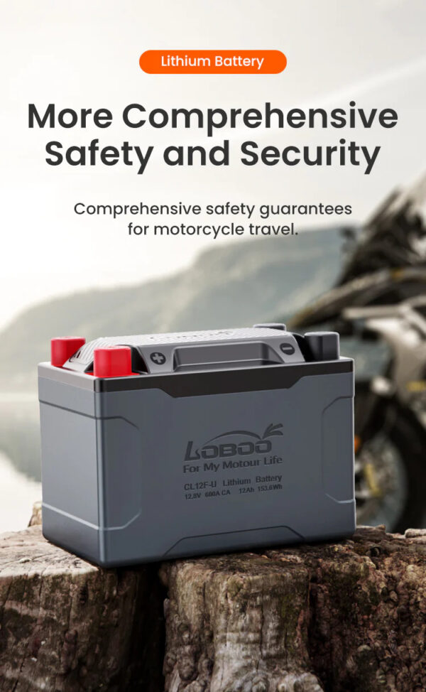 LOBOO Akumulator Litowy CL12F-U 600A 12Ah 150x87x110mm