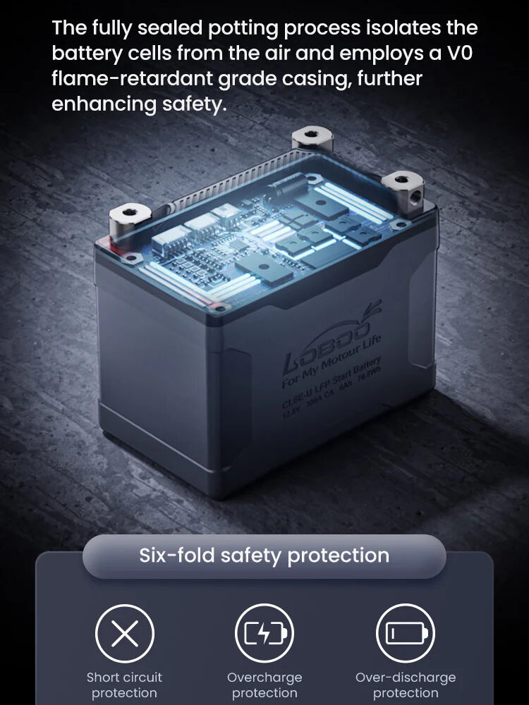 LOBOO Akumulator Litowy CL12F-U 600A 12Ah 150x87x110mm