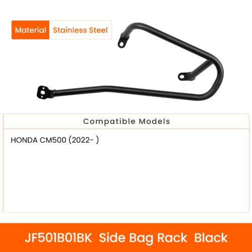 loboo-boczne-uchwyty-na-miekkie-torby-do-honda-cm500-2022-czarne LOBOO Boczne uchwyty na miękkie torby do HONDA CM500 (2022-) czarne