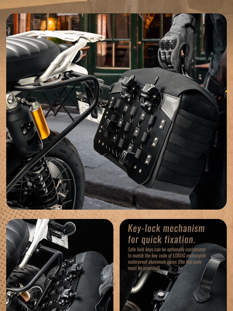 LOBOO Boczny panel do montazu bagażu, uniwersalny