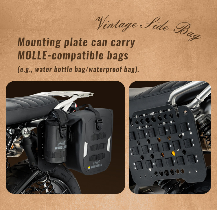 LOBOO Boczny panel do montazu bagażu, uniwersalny