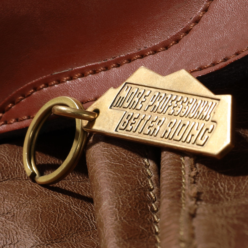 LOBOO Brelok do kluczy miedziany, vintage