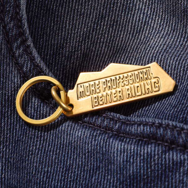 LOBOO Brelok do kluczy miedziany, vintage