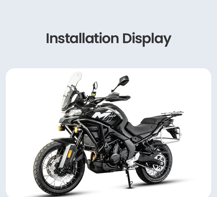 LOBOO Gmole boczne oraz osłony chłodnicy do CFMOTO 700MT ADV (2025-) srebrne