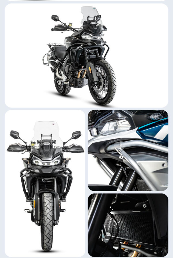 LOBOO Gmole boczne oraz osłony chłodnicy do CFMOTO 700MT ADV (2025-) srebrne