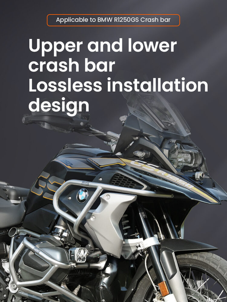 LOBOO Gmole do motocykla BMW R1250GS Czarne