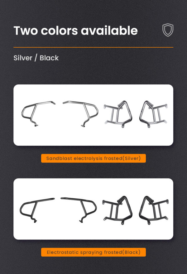 LOBOO Gmole do motocykla BMW R1250GS Czarne