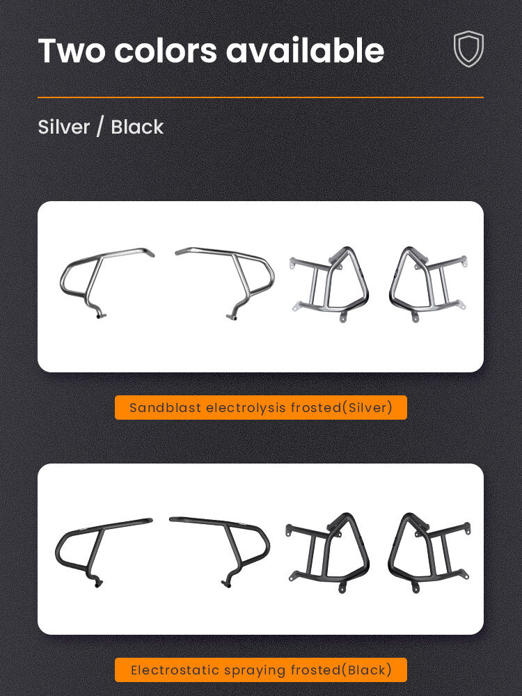 LOBOO Gmole do motocykla BMW R1250GS Czarne