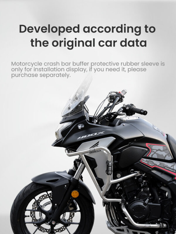 LOBOO Gmole dolne do HONDA CB400X (2021-) HONDA CB500X (2019-) czarne