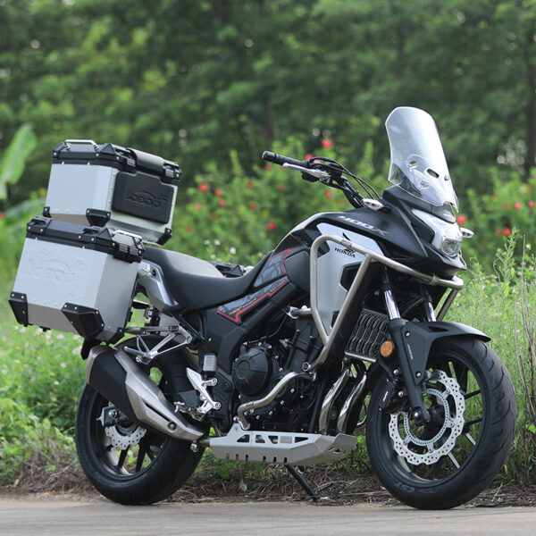 LOBOO Gmole górne do HONDA CB400X (2021-) HONDA CB500X (2019-) srebrne