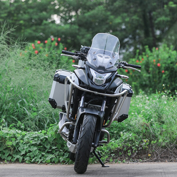 LOBOO Gmole górne do HONDA CB400X (2021-) HONDA CB500X (2019-) srebrne