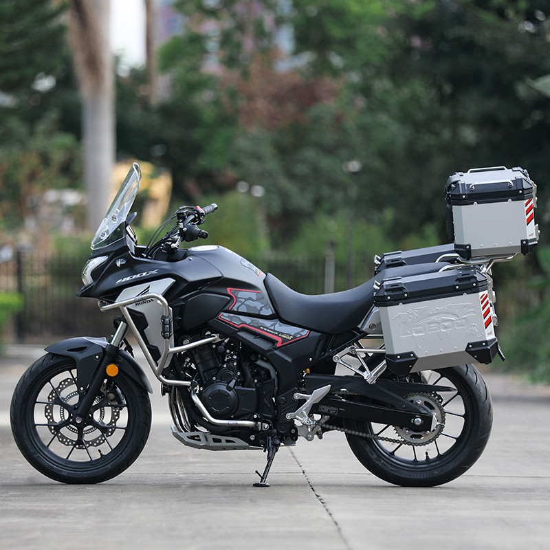 LOBOO Gmole górne do HONDA CB400X (2021-) HONDA CB500X (2019-) srebrne