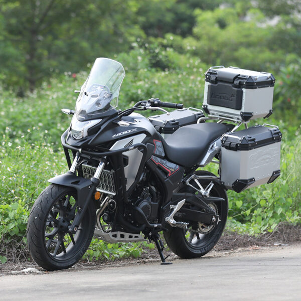 LOBOO Gmole górne do HONDA CB400X (2021-) HONDA CB500X (2019-) srebrne