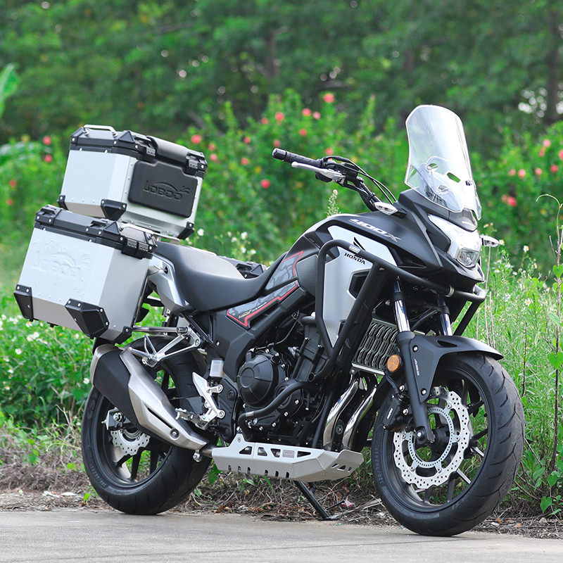 LOBOO Gmole górne do HONDA CB400X (2021-) HONDA CB500X (2019-) srebrne