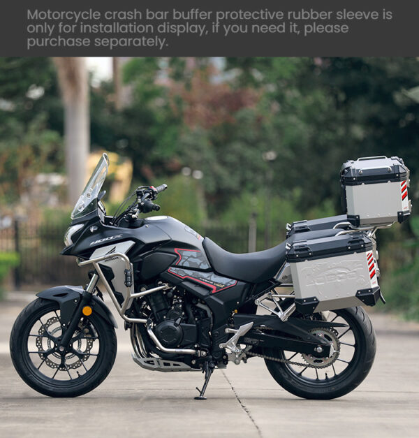 LOBOO Gmole dolne i górne do HONDA CB400X (2021-) HONDA CB500X (2019-) srebrne