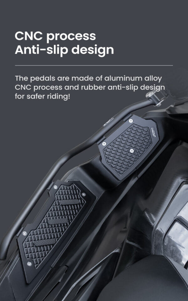 LOBOO Gmole do HONDA FORZA350 (2021-) czarne