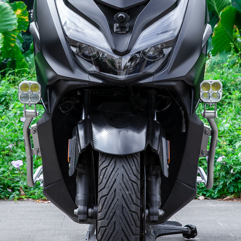 LOBOO Gmole do HONDA FORZA350 (2021-) srebrne