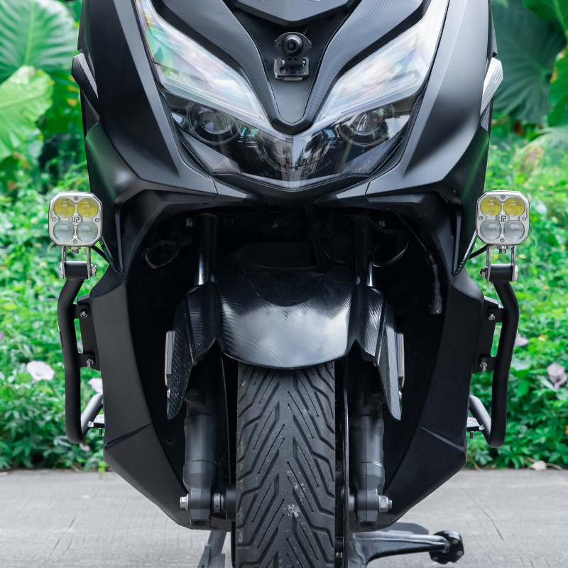 LOBOO Gmole do HONDA FORZA350 (2021-) srebrne