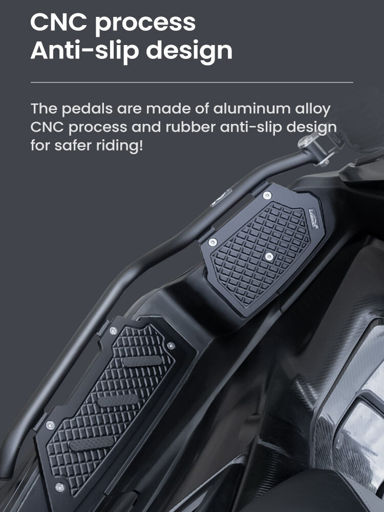 LOBOO Gmole do HONDA FORZA350 (2021-) srebrne