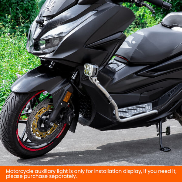 LOBOO Gmole do HONDA FORZA350 (2021-) srebrne