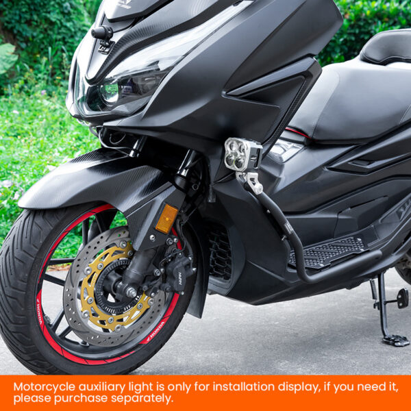 LOBOO Gmole do HONDA FORZA350 (2021-) srebrne