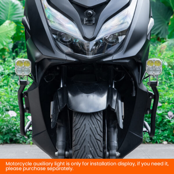 LOBOO Gmole do HONDA FORZA350 (2021-) srebrne