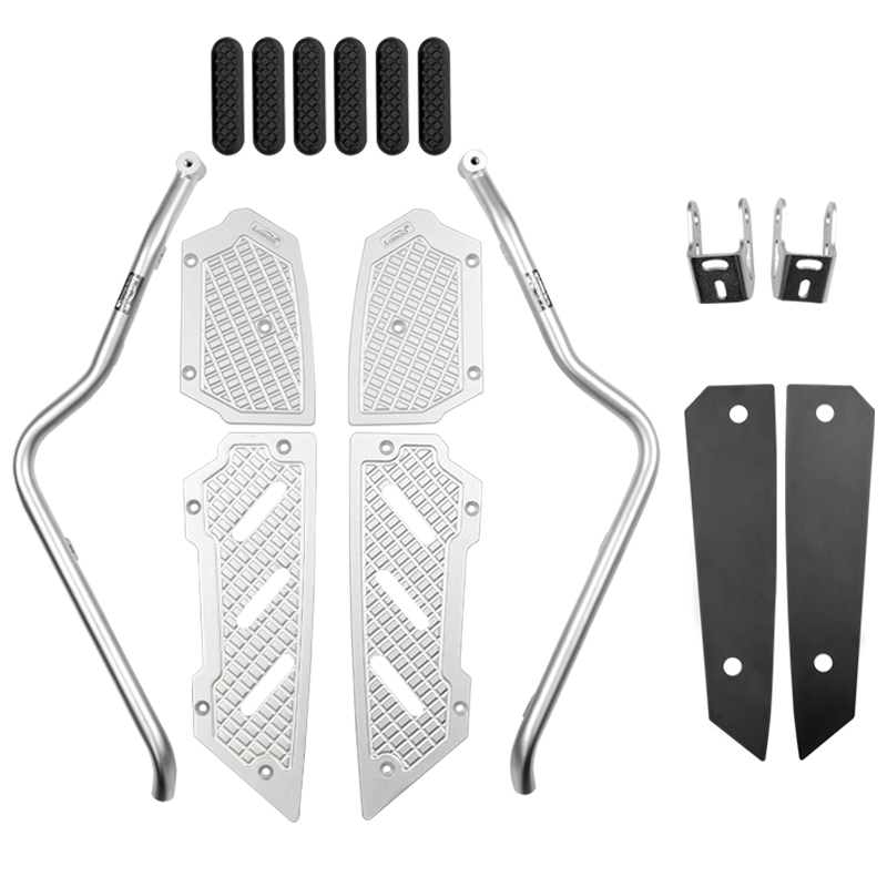 LOBOO Gmole do HONDA FORZA350 (2021-) srebrne