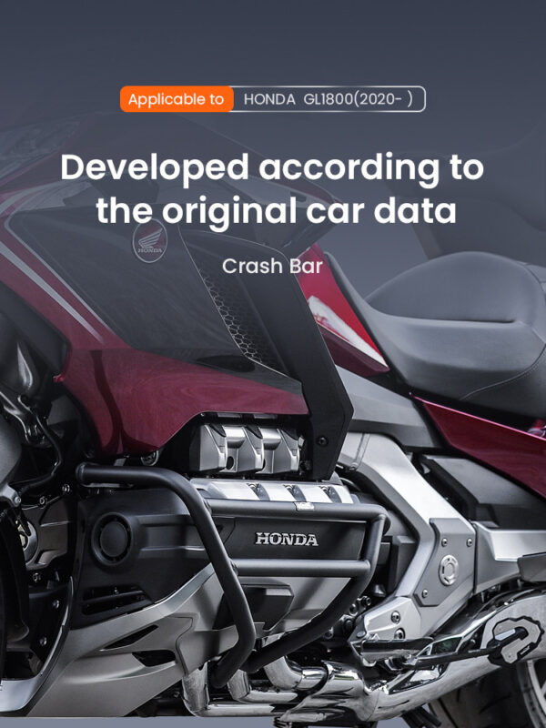 LOBOO Gmole do HONDA GL1800 czarne