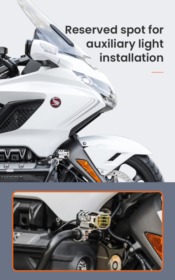 LOBOO Gmole do HONDA GL1800 czarne