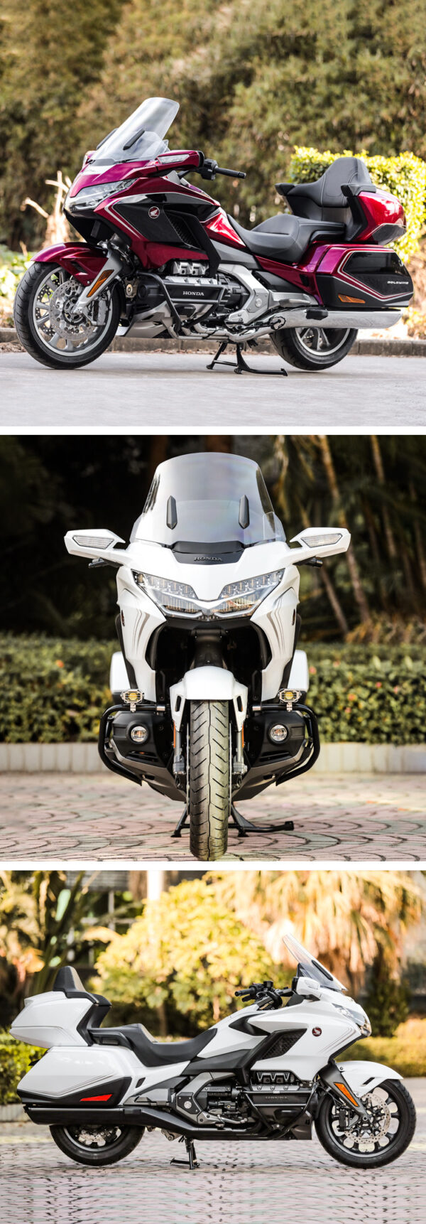 LOBOO Gmole do HONDA GL1800 srebrne