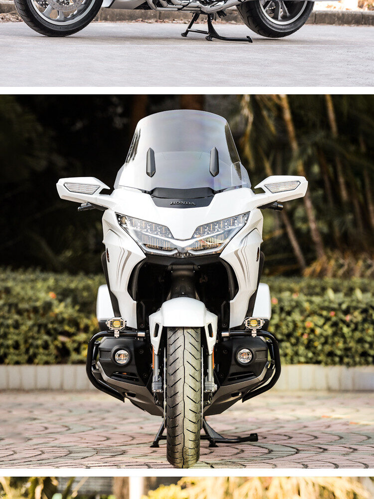 LOBOO Gmole do HONDA GL1800 srebrne