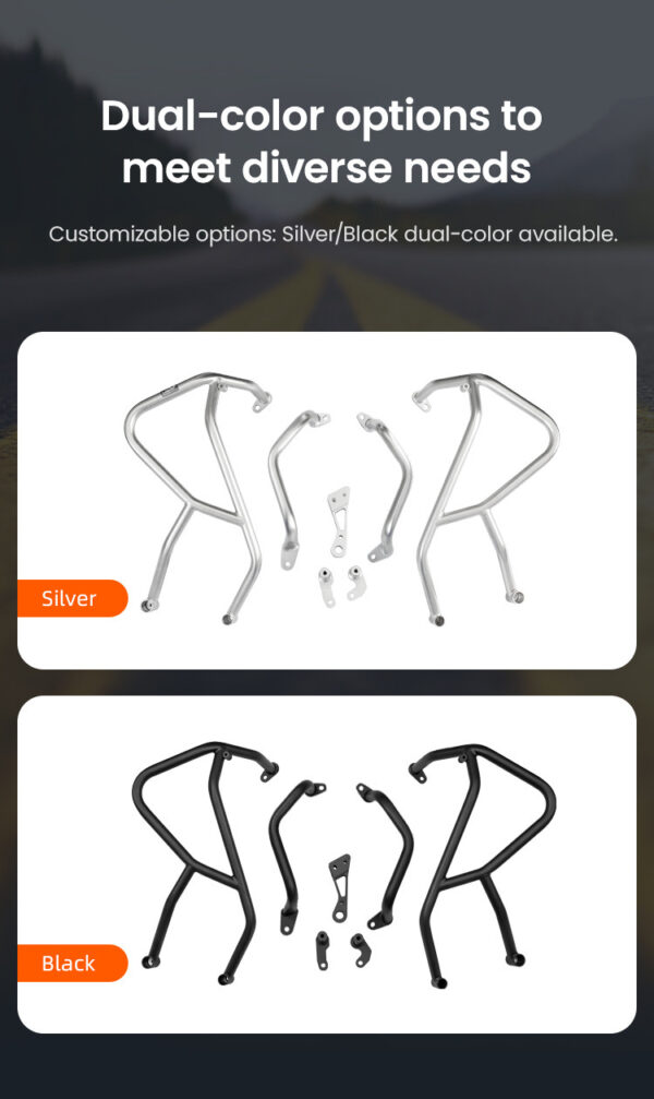 LOBOO Gmole do HONDA NX400 (2024-) HONDA NX500 (2024-) czarne