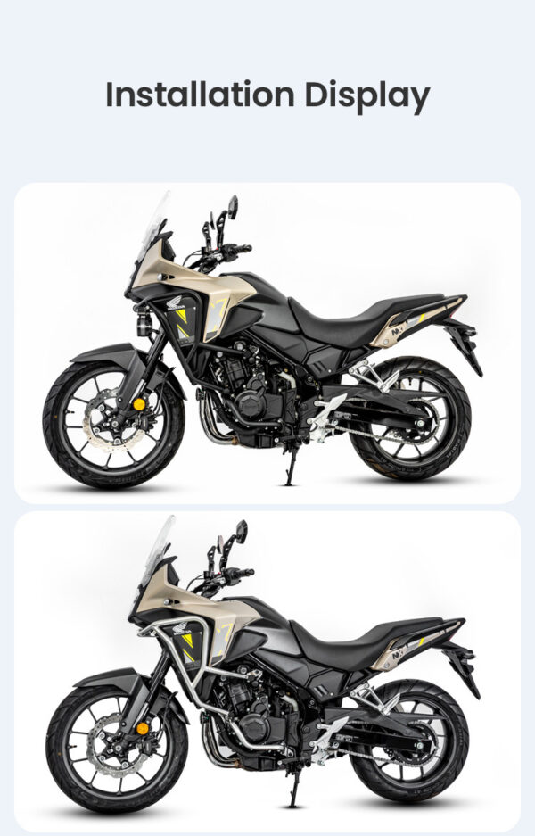 LOBOO Gmole do HONDA NX400 (2024-) HONDA NX500 (2024-) czarne