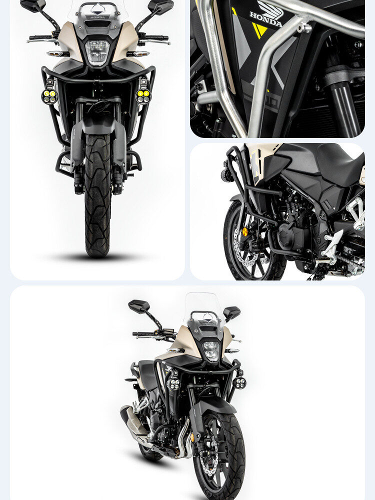 LOBOO Gmole do HONDA NX400 (2024-) HONDA NX500 (2024-) srebrne