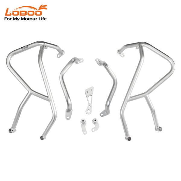 LOBOO Gmole do HONDA NX400 (2024-) HONDA NX500 (2024-) srebrne