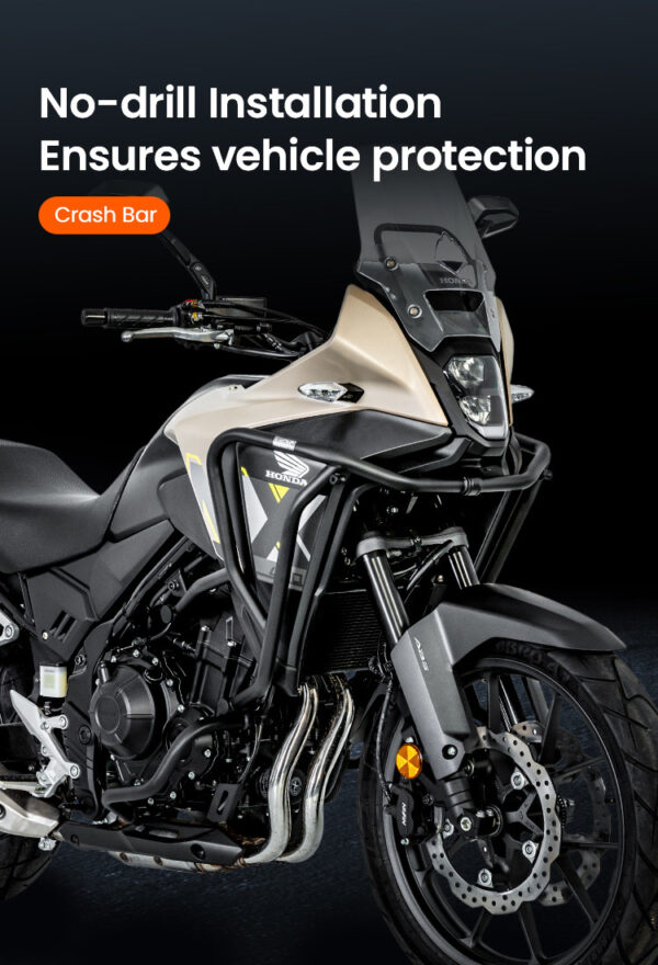 LOBOO Gmole do HONDA NX400 (2024-) HONDA NX500 (2024-) srebrne